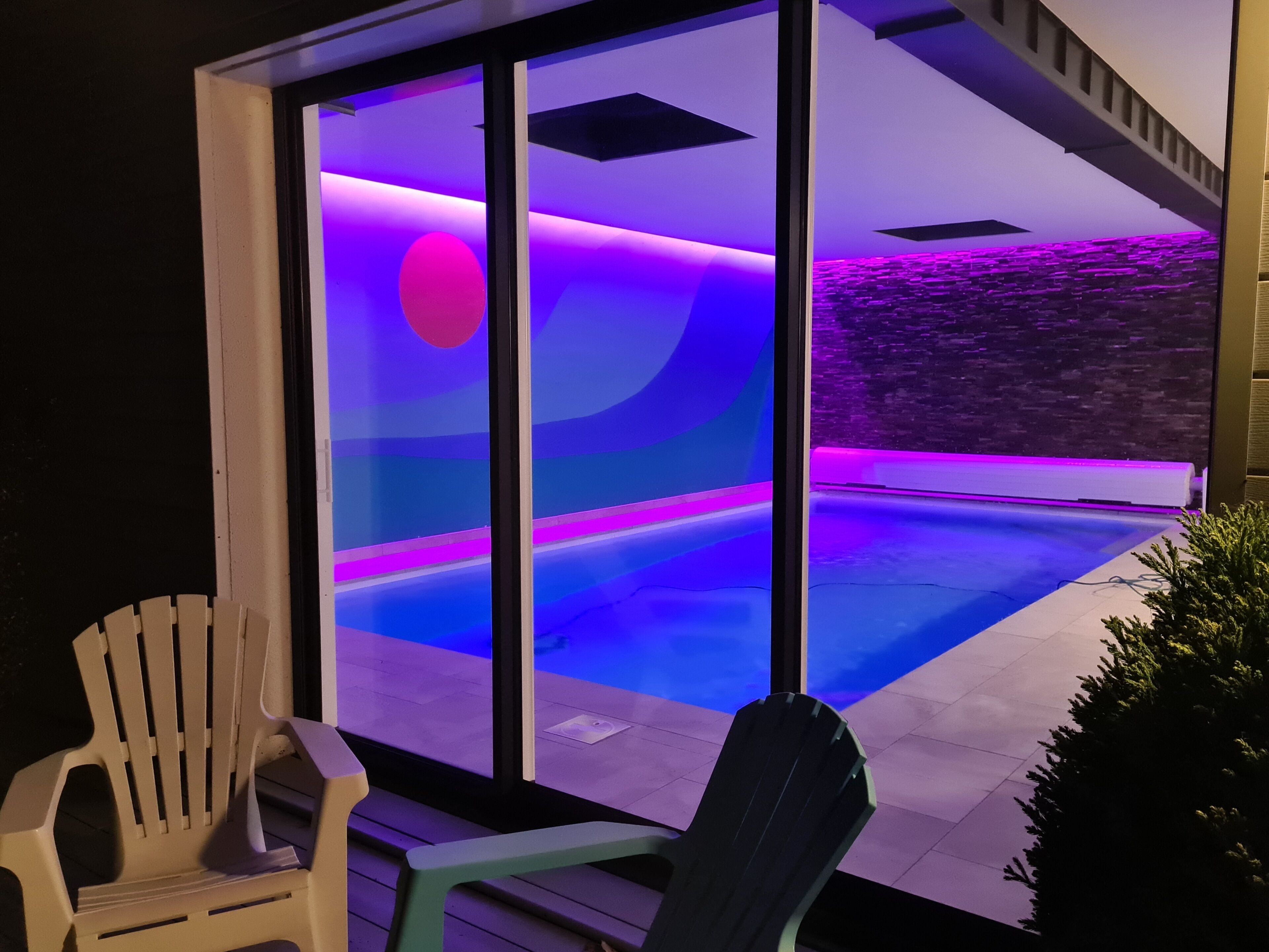 Piscine couverte, piscine chauffée