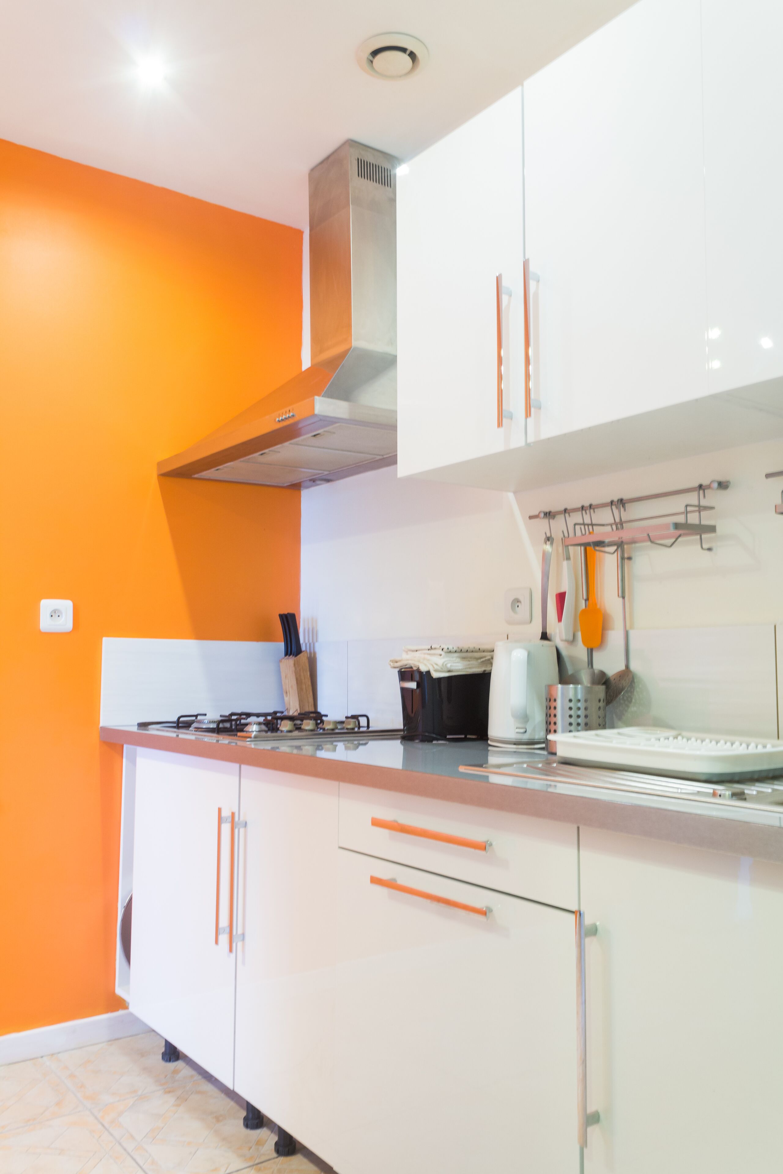 Fridge, microwave, coffee/tea maker