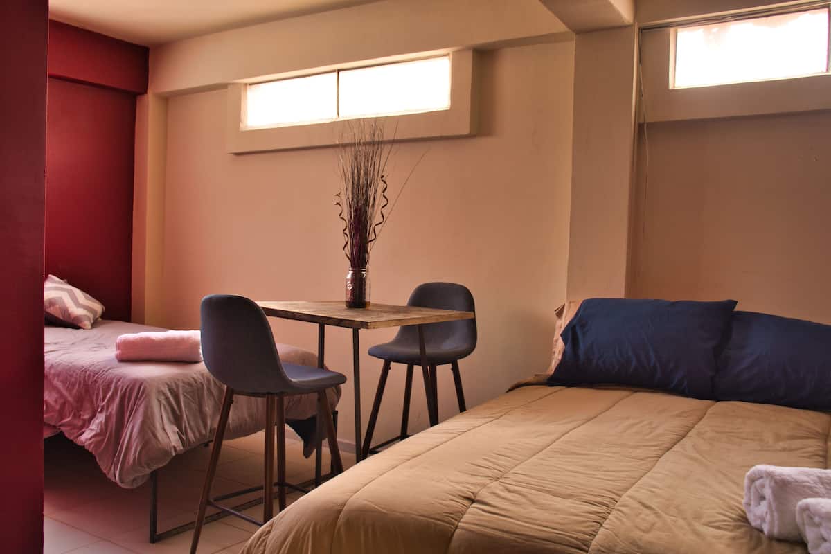 Chambre familiale | Literie de qualité, couette en duvet