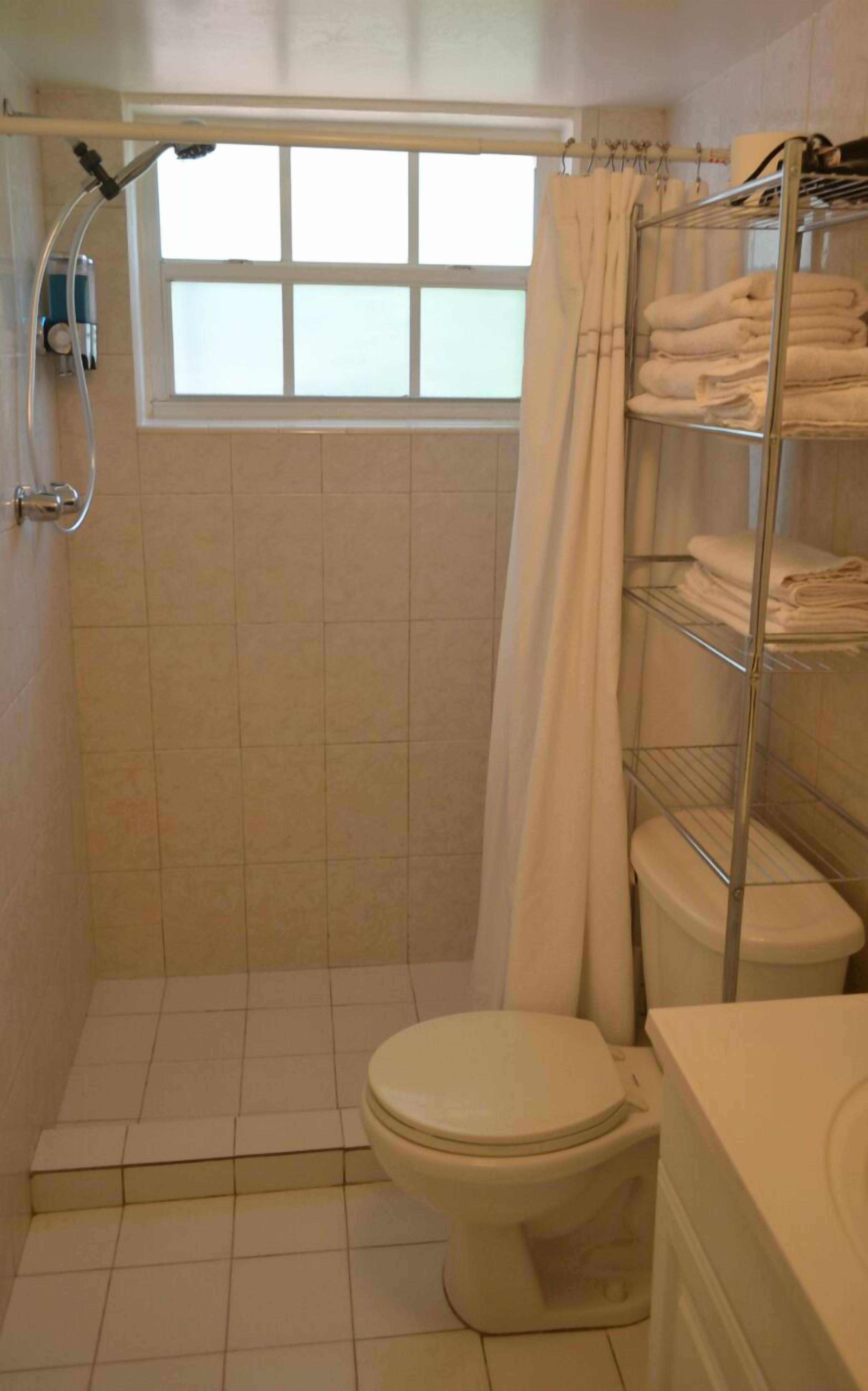 シャワー、ヘアドライヤー、タオル、石鹸