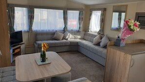 Unclassified image, 4 of 17, button - Luxury caravan at Butlins Skegness (Skegness)