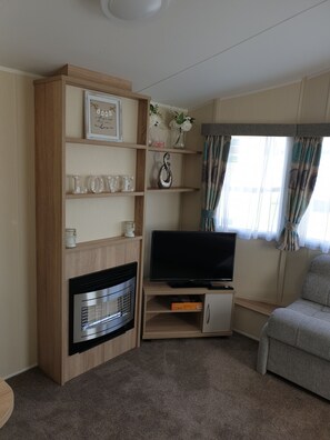 Interior detail - Luxury caravan at Butlins Skegness (Skegness)