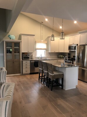 Fridge, microwave, oven, stovetop - Walkable Location Cape May Home w Pool, 1st-Fl BR, Near Dining, Market & Beach (West Cape May)