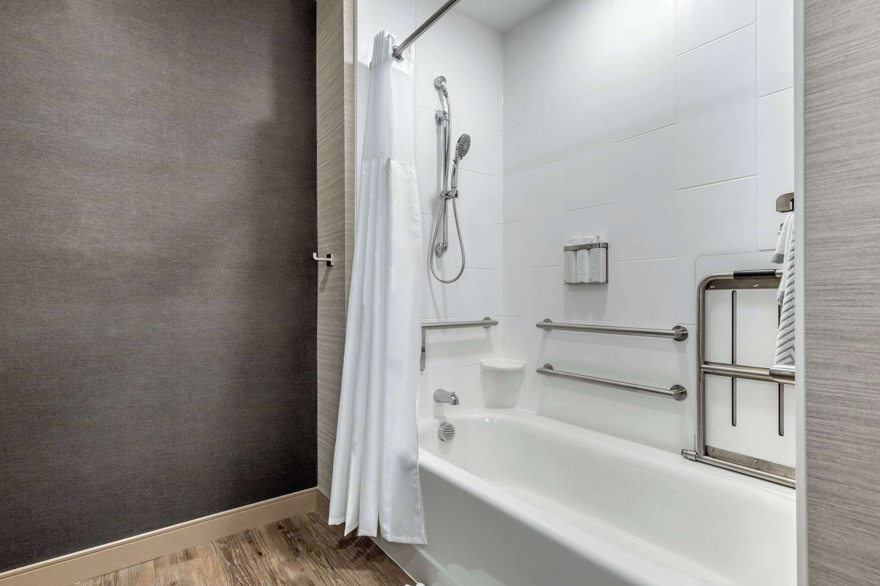 premium bedding, down duvets, pillow-top beds, desk