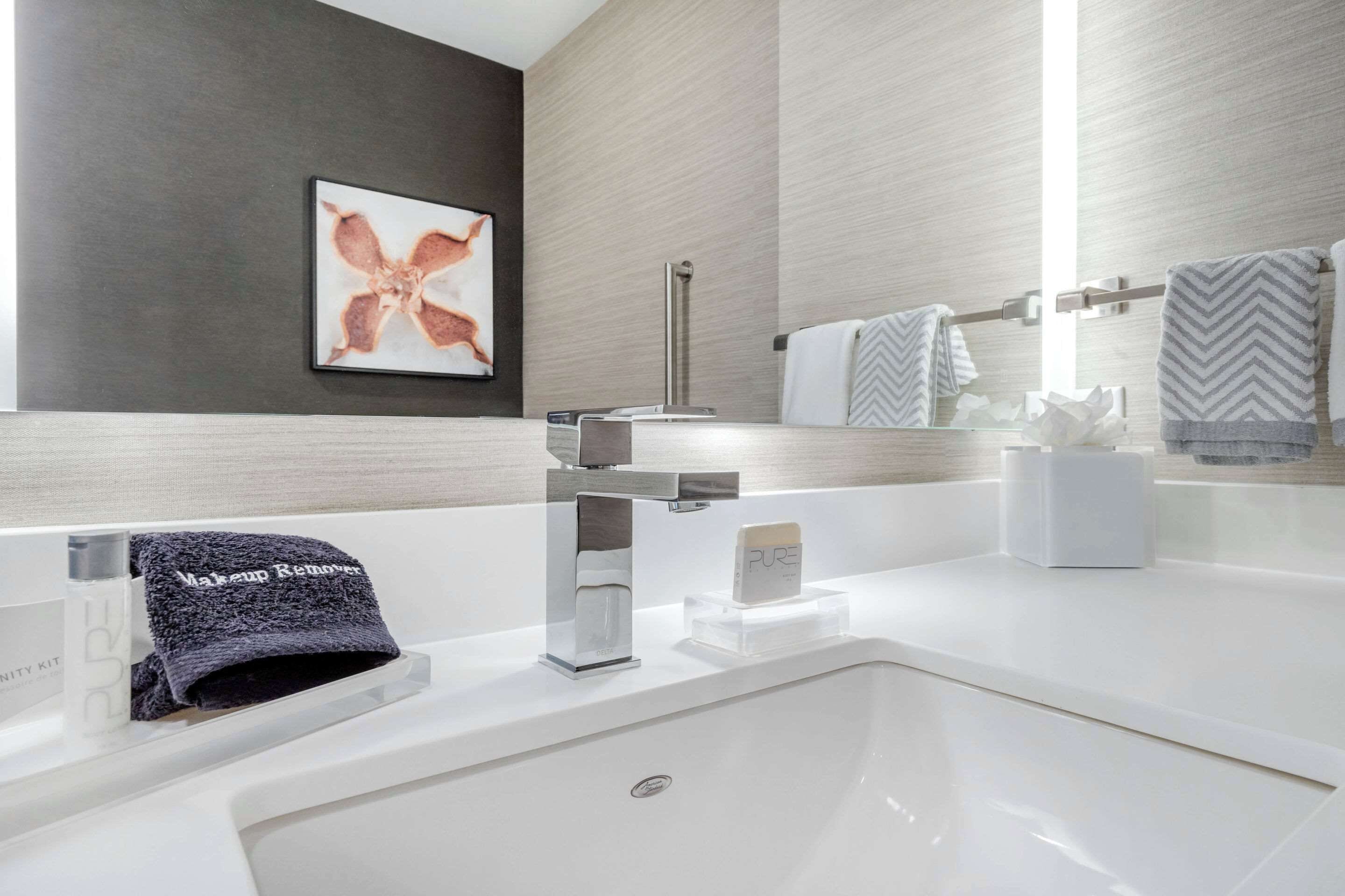 premium bedding, down duvets, pillow-top beds, desk