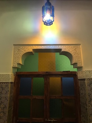Interior entrance