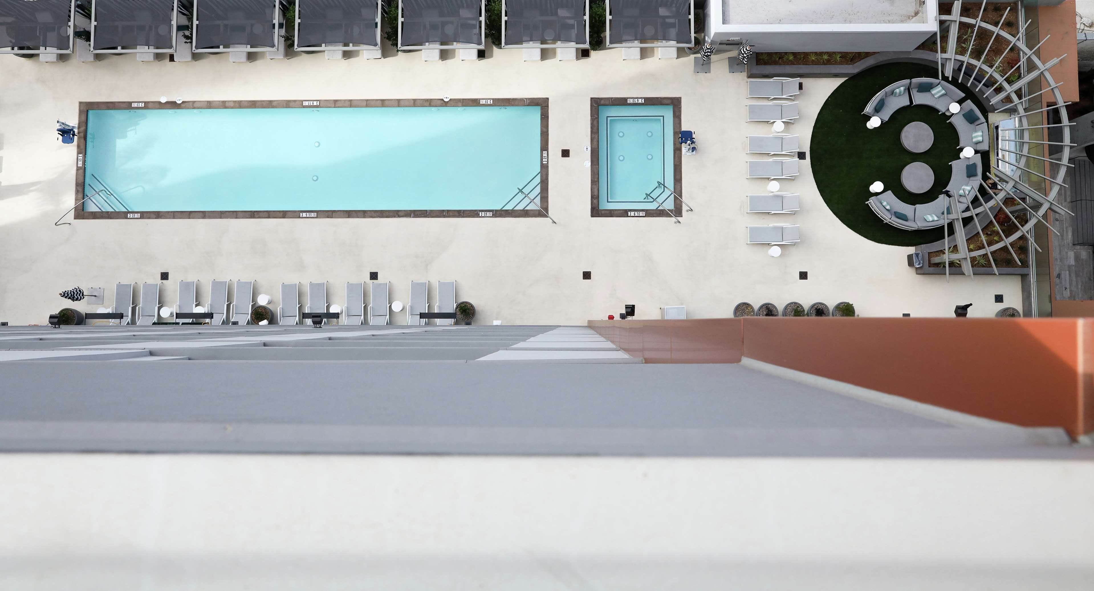 outdoor pool, pool cabanas (surcharge), pool loungers