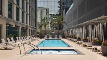 Outdoor pool, cabanas (surcharge), sun loungers