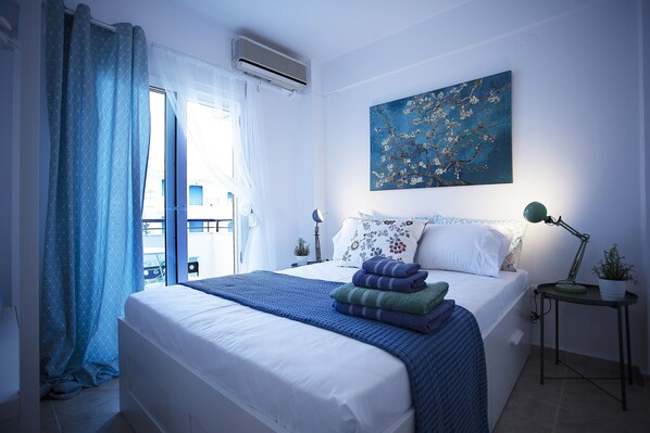 2 bedrooms, iron/ironing board, free WiFi, bed sheets