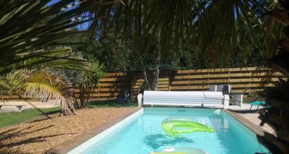 Villa 230m2, 6 bedrooms, swimming pool and jacuzzi in Moliets