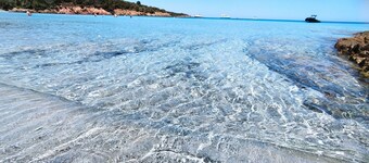 Palombaggia villa*** 2 pers. rénovée vue mer piscine chauffée