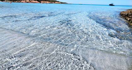 Palombaggia villa*** 2 pers. rénovée vue mer piscine chauffée