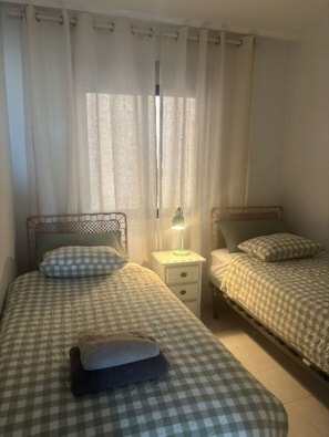 2 bedrooms, in-room safe, iron/ironing board, WiFi