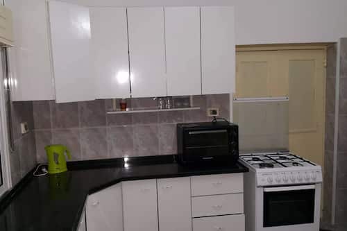 Shared fridge, microwave, coffee/tea maker