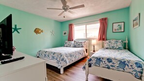 2 bedrooms, iron/ironing board, travel crib, free WiFi