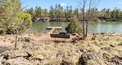 Rainbow Lake home in gated community with boats, hot tub, Tesla EV and lake acc