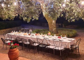 Aussenbereich für Bankette