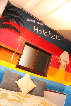 トリプルルーム 共用バスルーム | WiFi (無料)