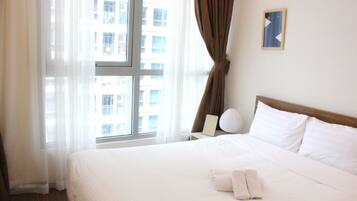 2 chambres, coffres-forts dans les chambres, fer et planche Ă repasser