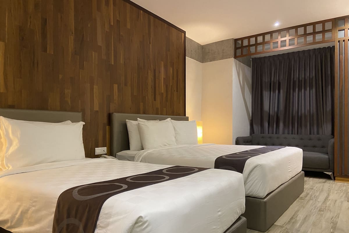 In-room safe, desk, laptop workspace, iron/ironing board