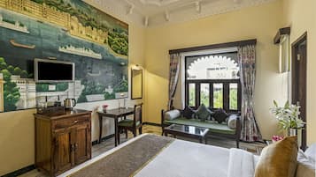 Heritage Suite | Rúmföt af bestu gerð, rúm með „pillowtop“-dýnum, míníbar