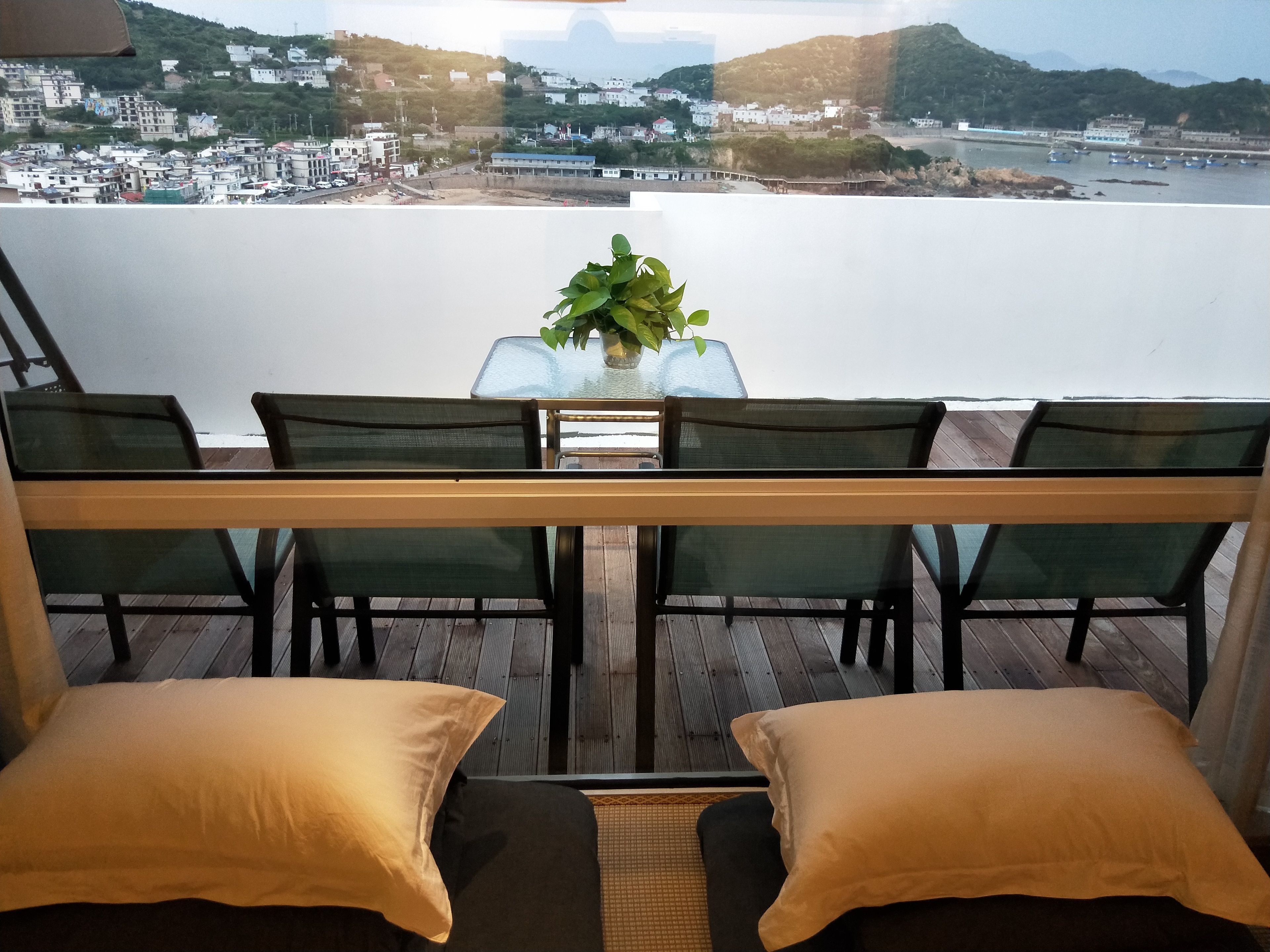 Værelse med 2 enkeltsenge (Tatami) | Balkon