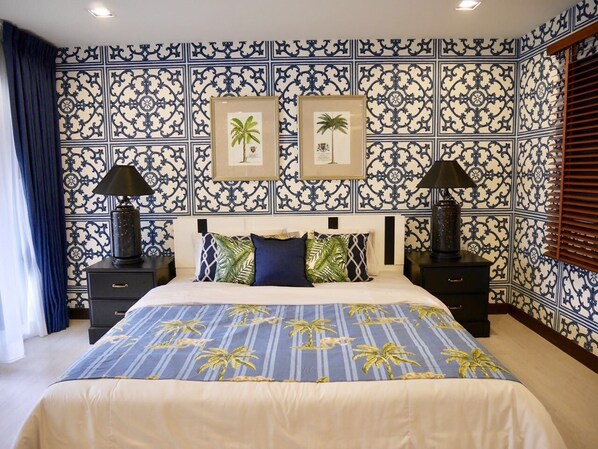 4 habitaciones y cortinas blackout 