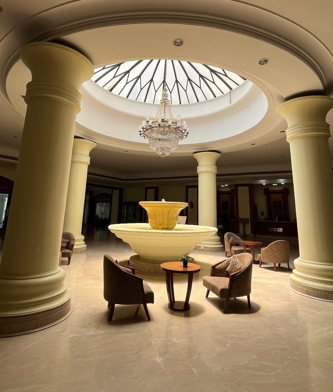 Sala de estar en el lobby