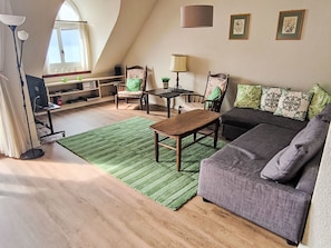 Télévision, cheminée