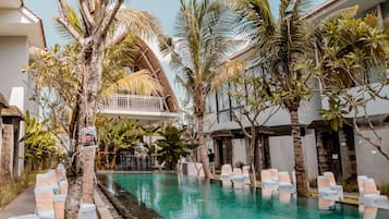 Outdoor wedding area