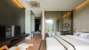 2 Bedrooms with Private Pool Villa | 2 ห้องนอน, ตู้นิรภัยในห้องพัก, โต๊ะทำงาน, เตียงเสริม/เปล