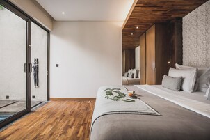 1 habitación, ropa de cama de alta calidad y minibar 