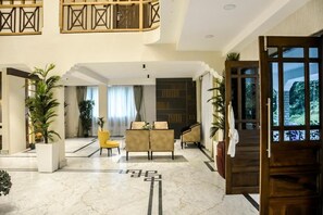 Sitteområde i lobbyen