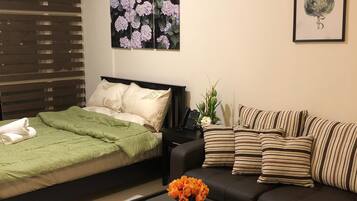 1 bedroom, iron/ironing board, free WiFi, bed sheets