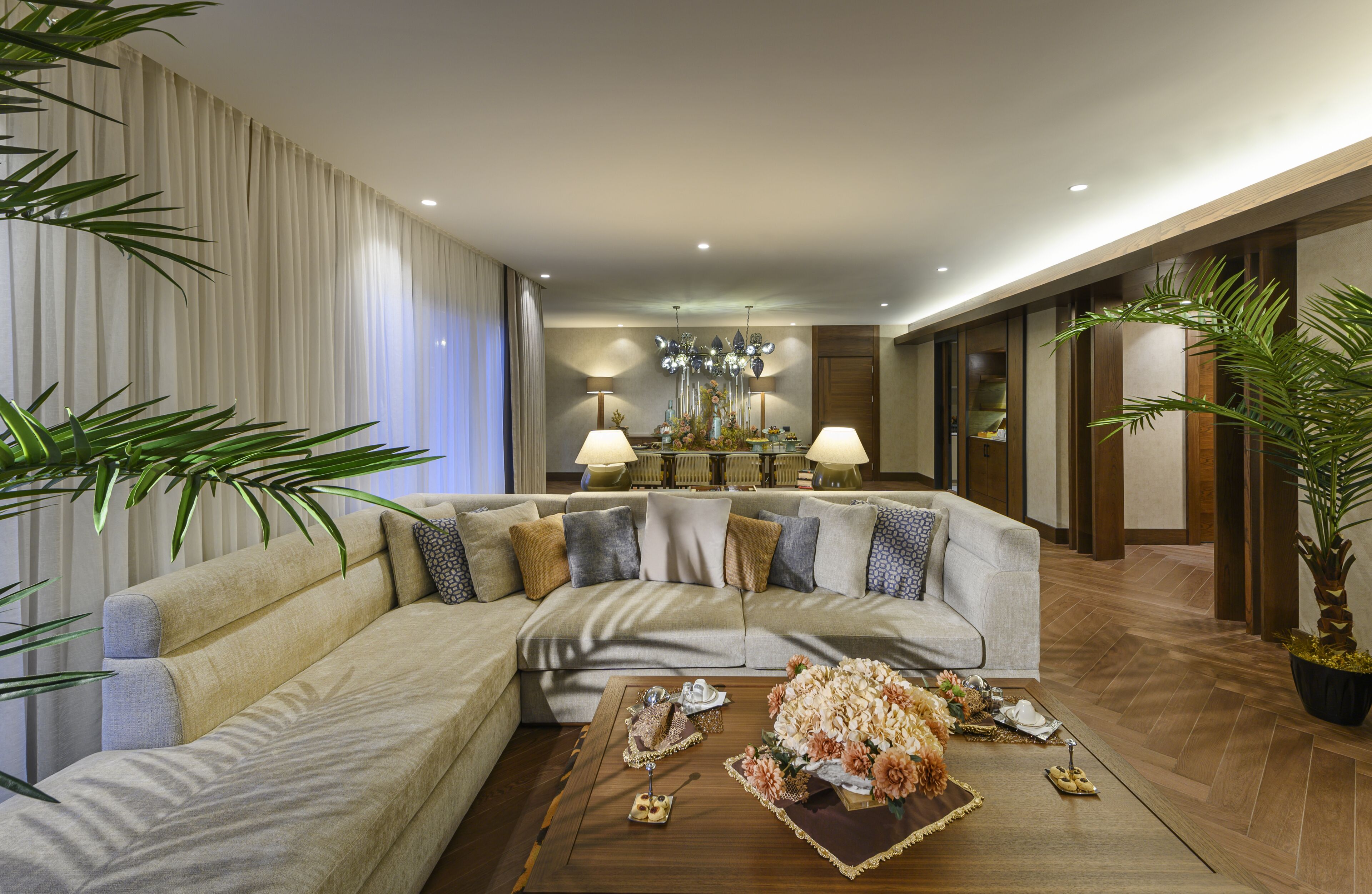 presidential suite with king size bed with forest view | 1 bedroom, minibar, in-room safe, desk