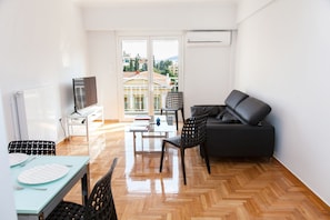 Apartment, 2 Bedrooms | Living area | Flat-screen TV - Apartment with Lovely View At Kolonaki (Athens)