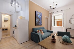 公寓, 1 间卧室 | 起居区 | 平板电视