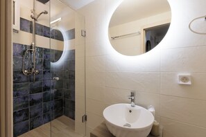 公寓, 1 间卧室 | 浴室 | 淋浴设施、吹风机、毛巾、肥皂