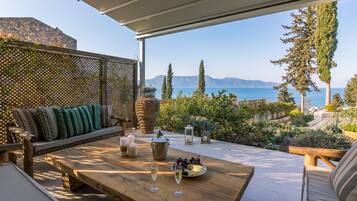 Villa, 4 Bedrooms, Sea View | Balcony view