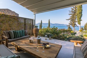 Villa, 4 Bedrooms, Sea View | Balcony view - Melithea Seaview Villa (Corfu)