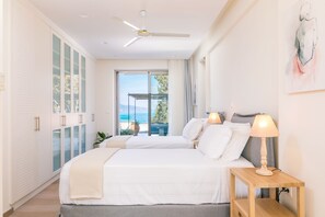 Villa, 4 Bedrooms, Sea View | Hypo-allergenic bedding, in-room safe, desk, soundproofing - Melithea Seaview Villa (Corfu)