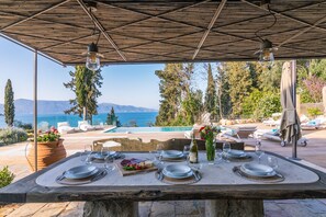Villa, 4 Bedrooms, Sea View | Terrace/patio