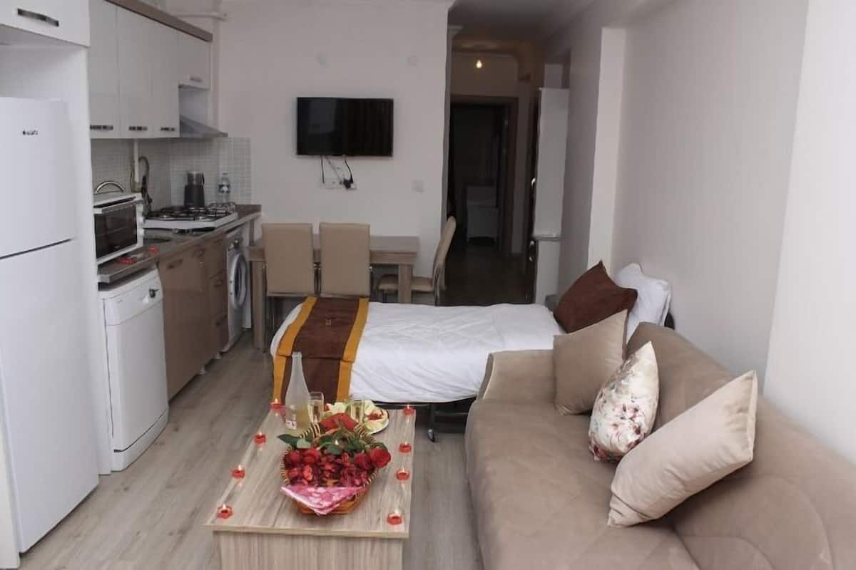 Apartment (Single Use) | Zimmersafe, Schreibtisch, Bügeleisen/Bügelbrett, Zustellbetten