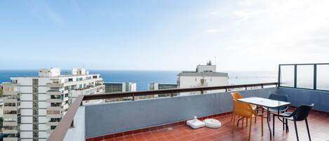 Apartment, 1 Bedroom, Terrace, Ocean View | Terrace/patio
