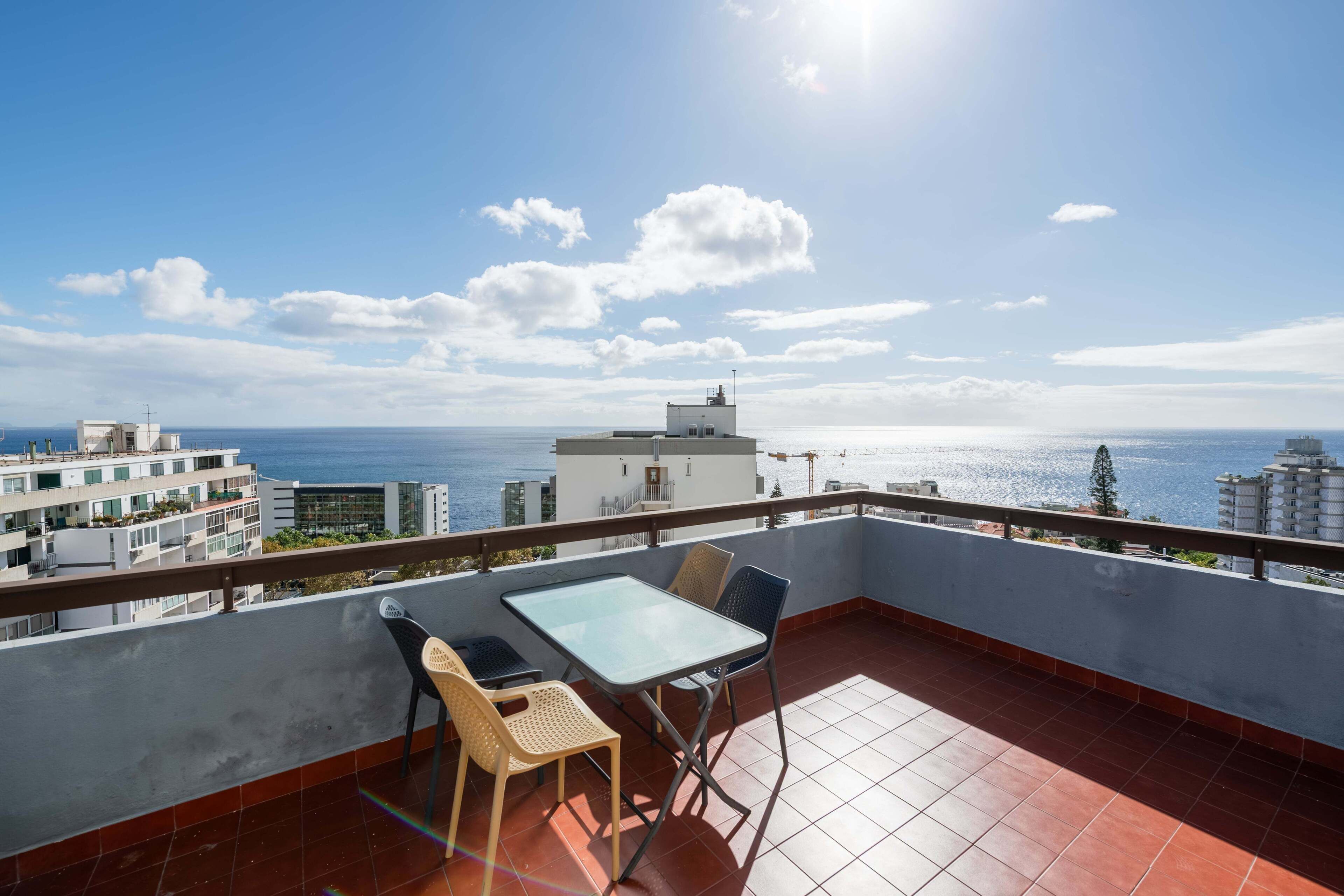 Apartamento, 1 quarto, terraço, vista para o oceano | Terraço/pátio