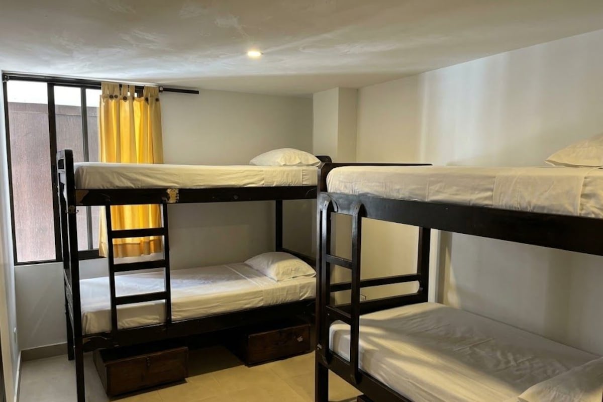 Basic Shared Dormitory, Women only, Non Smoking (4 People) | Iron/ironing board, free WiFi, bed sheets