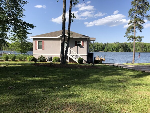Exterior - Lake House with Private Deep Dock & Ramp (Prosperity)