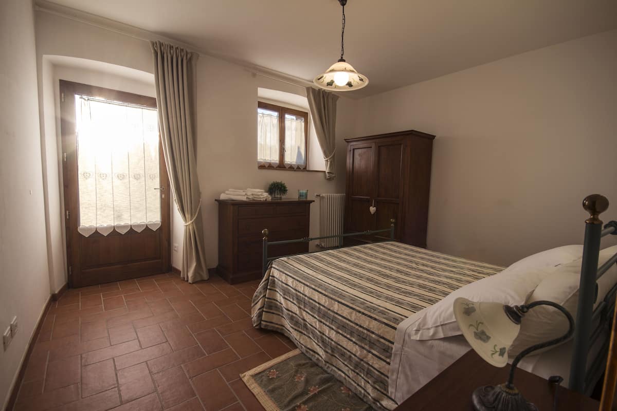 Departamento familiar, 1 habitación, vista al viñedo (Nocciolo) | Ropa de cama de alta calidad y decoración personalizada