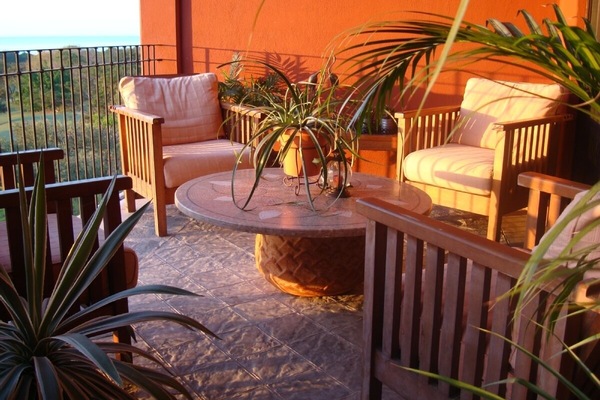 Veranda sitting area