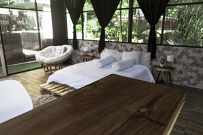 Interior - Secluded Riverside Bungalow with Jungle Views (Dalung)